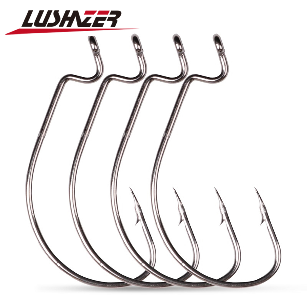LUSHAZER 10 sztuk/partia haki  – Fishing Hook Barbless recenzja i cena