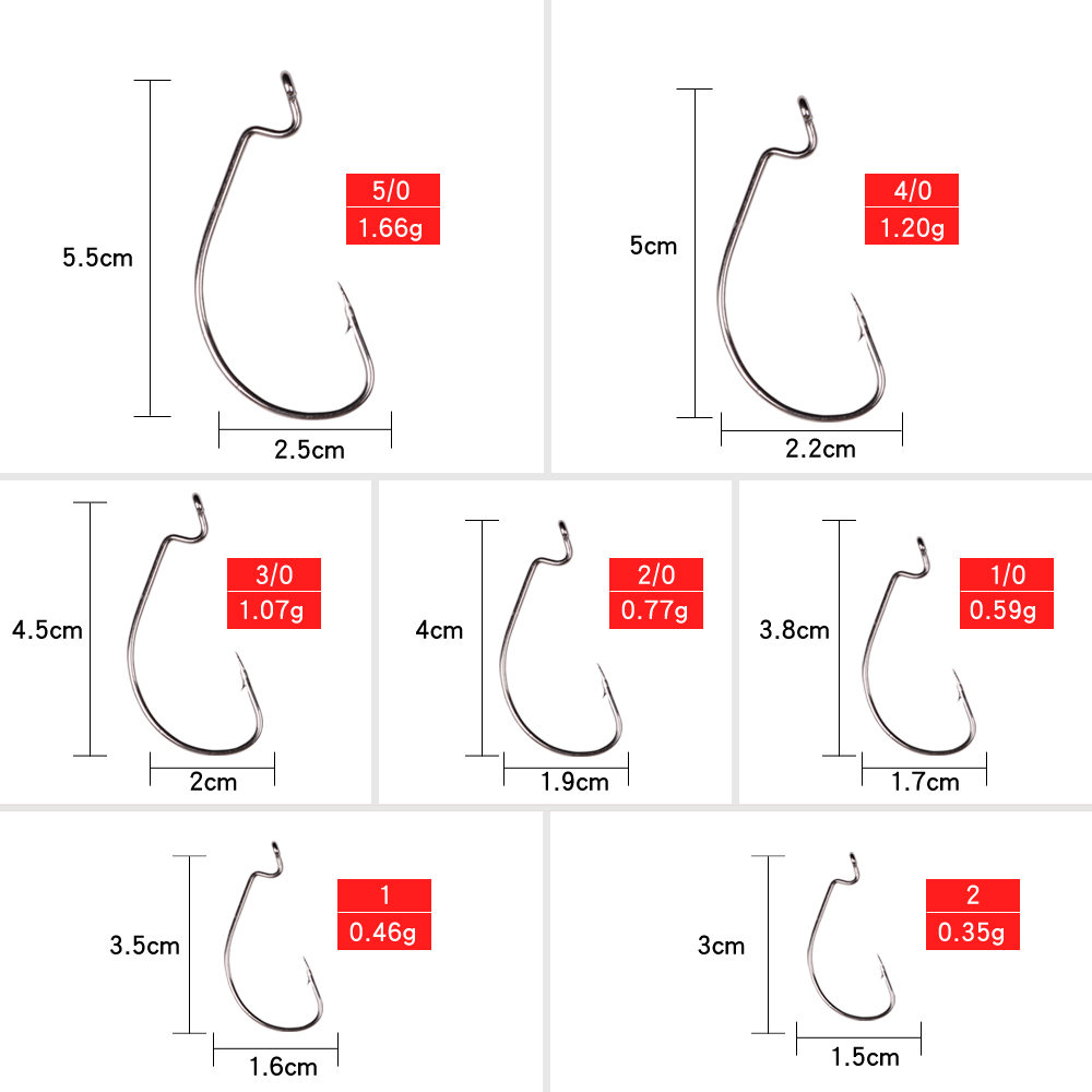 LUSHAZER 10 sztuk/partia haki  – Fishing Hook Barbless recenzja i cena