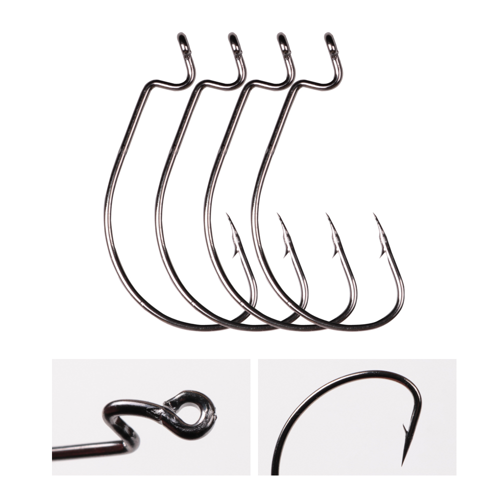 LUSHAZER 10 sztuk/partia haki  – Fishing Hook Barbless recenzja i cena