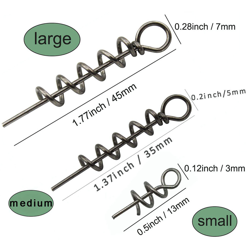 30szt Sprężyna blokująca ze st – Fishing Hook Stainless Steel recenzja i cena
