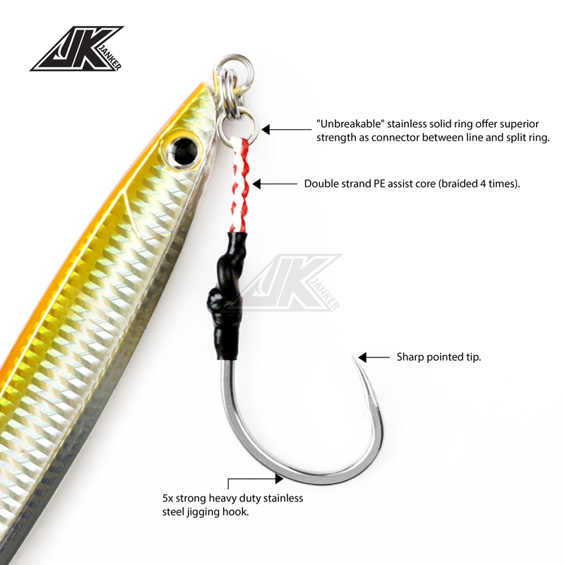 JK HVS Heavy Power Assist 7/0  – Fishing Hook Barbless recenzja i cena