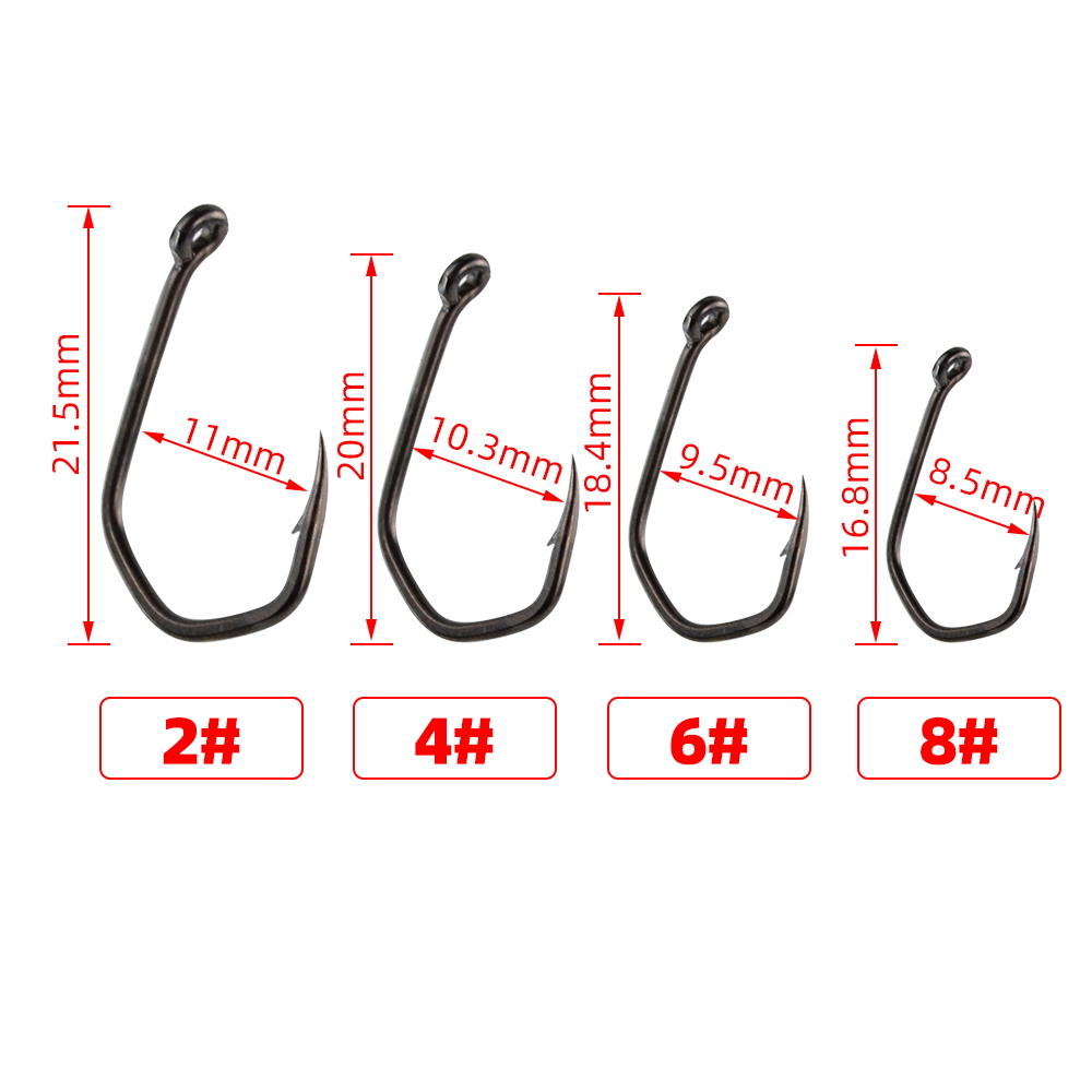 50 sztuk haczyki na ryby karpi – Fishing Hook Barbless recenzja i cena