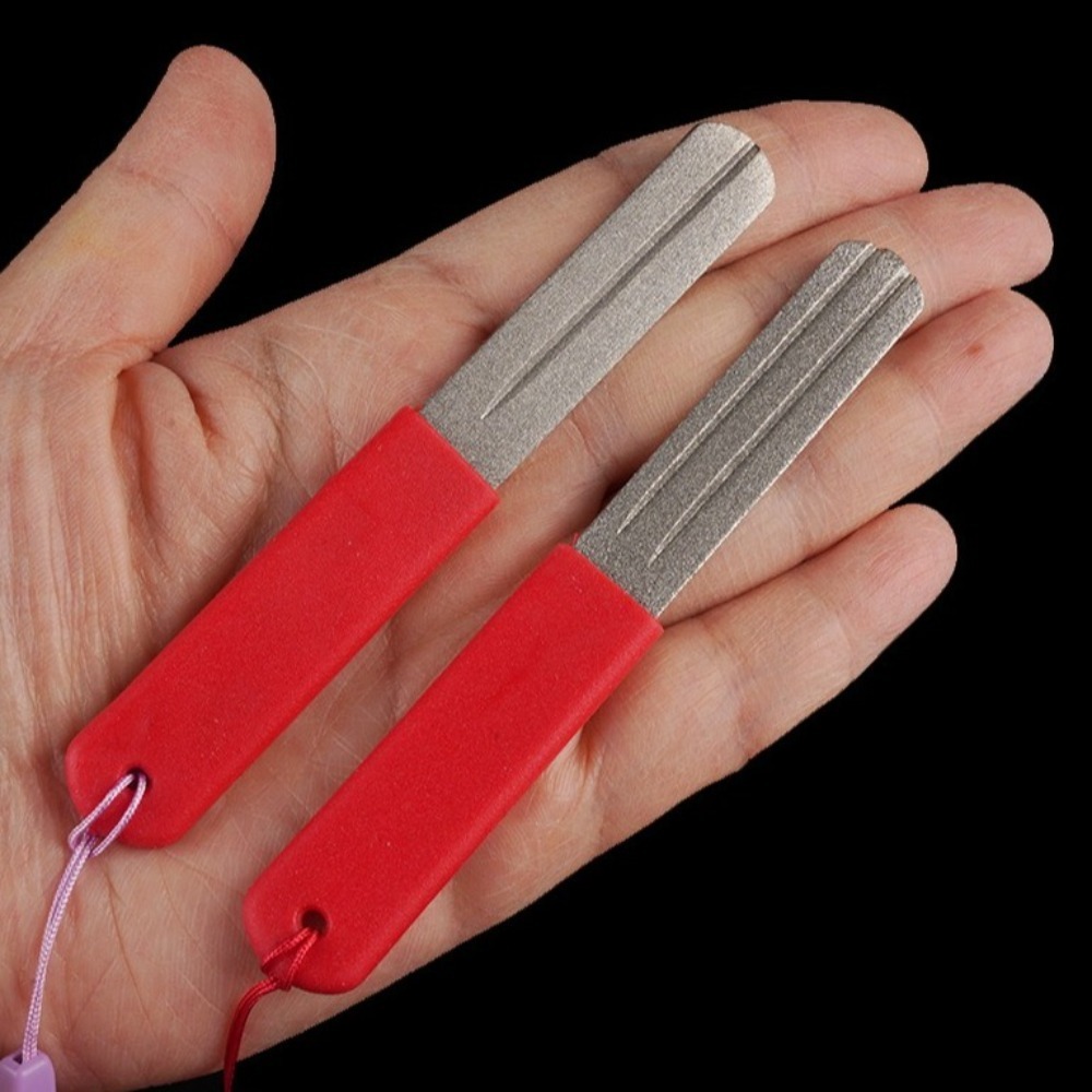 2 szt. dwustronnego ostrzałki  – Fishing Hook Sharpener recenzja i cena
