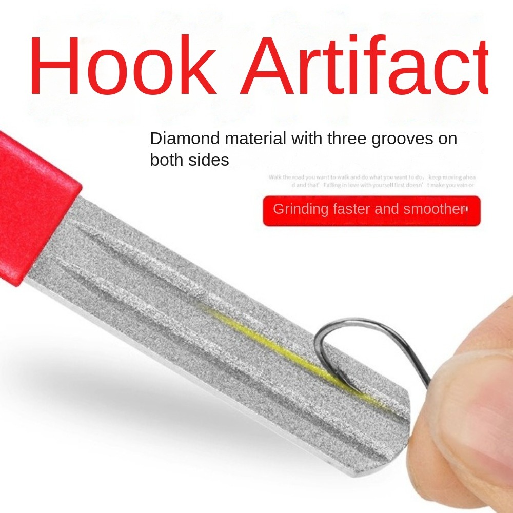 2 szt. dwustronnego ostrzałki  – Fishing Hook Sharpener recenzja i cena