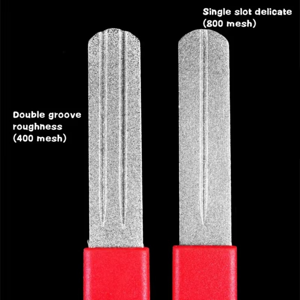 2 szt. dwustronnego ostrzałki  – Fishing Hook Sharpener recenzja i cena
