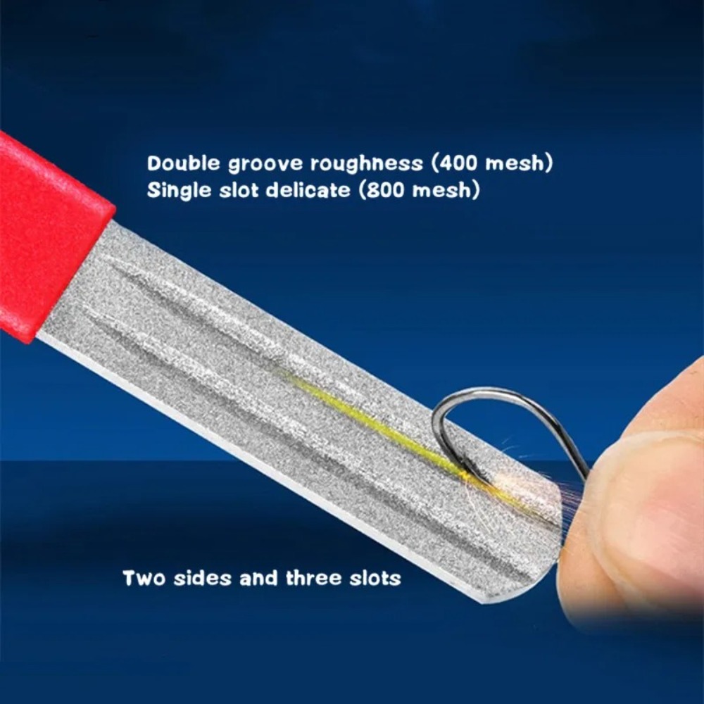 2 szt. dwustronnego ostrzałki  – Fishing Hook Sharpener recenzja i cena